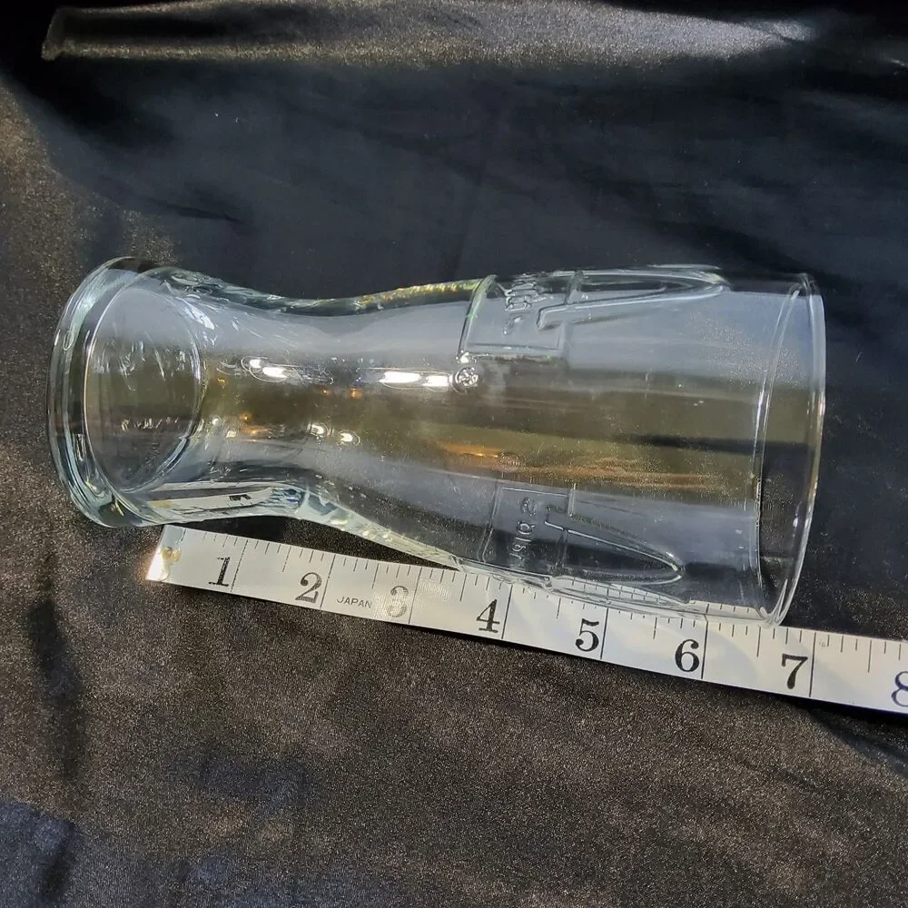 Vintage 1992 Clear Embossed McDonalds Drinking Glass Cup Collectors Glassware